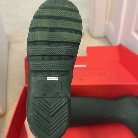 Hunter Original Back Adjustable Tall Rain Boots, 8 US, 39, Hunter Green - Picture 5 of 11